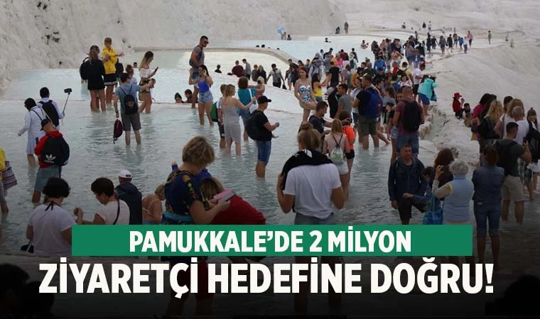 Pamukkale'de 2022 hedefini tutturmaya sayılı günler kaldı