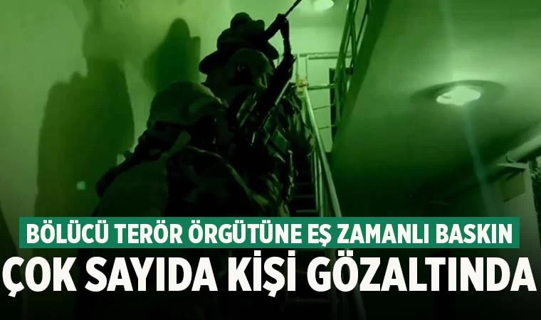 Bölücü terör örgütüne darbe! Çok sayıda kişi gözaltına alındı