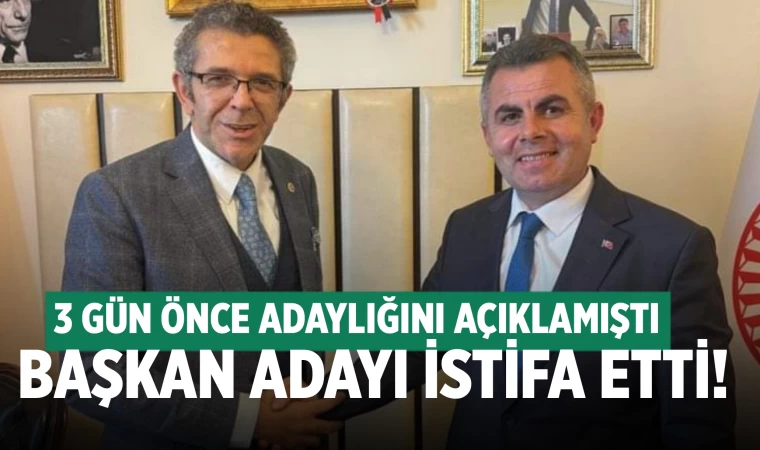 Denizli'de İYİ Parti'nin Belediye başkan adayı istifa etti