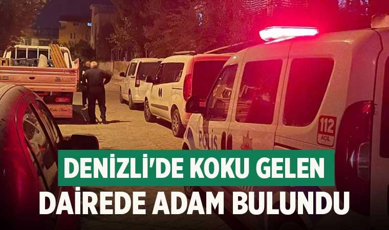Denizli'de Koku gelen dairede yaşlı adam bulundu