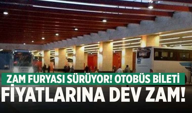 Denizli'de şehirlerarası otobüs bileti fiyatlarına zam geldi