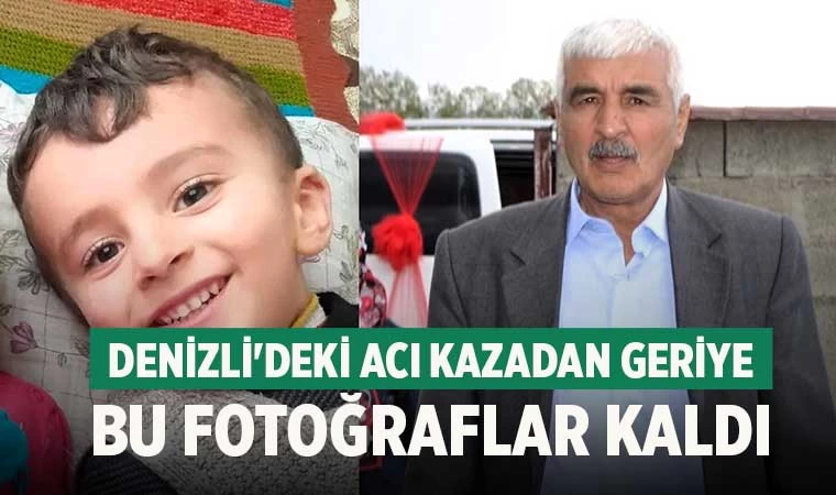 Denizli'deki acı kazadan geriye bu fotoğraflar kaldı