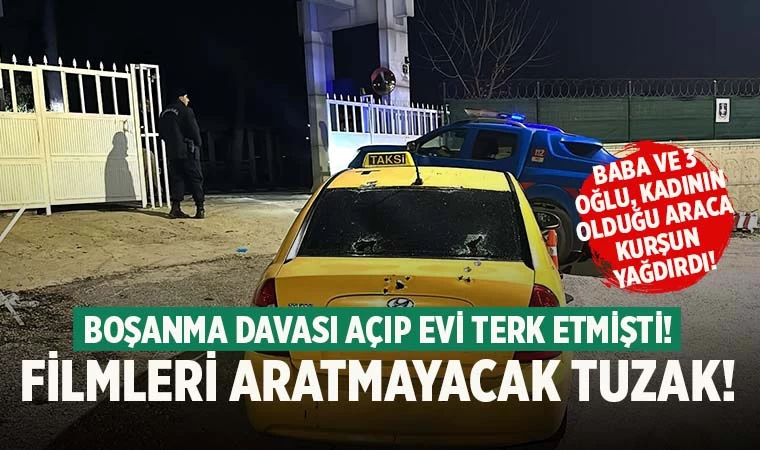 Evi terk eden kadına baba ve oğullarından akıl almaz tuzak