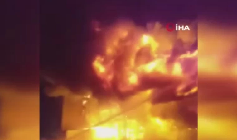 Kütahya’da porselen fabrikasında yangın paniği