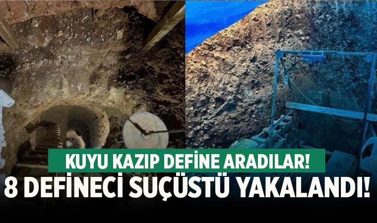 8 defineci suçüstü yakalandı