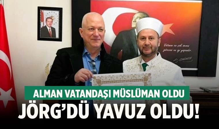 Alman vatandaşı Denizli’de Müslüman oldu