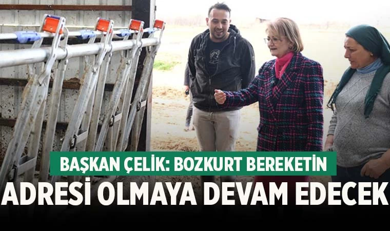 Başkan Çelik: ‘Bozkurt bereketin adresi olmaya devam edecek’