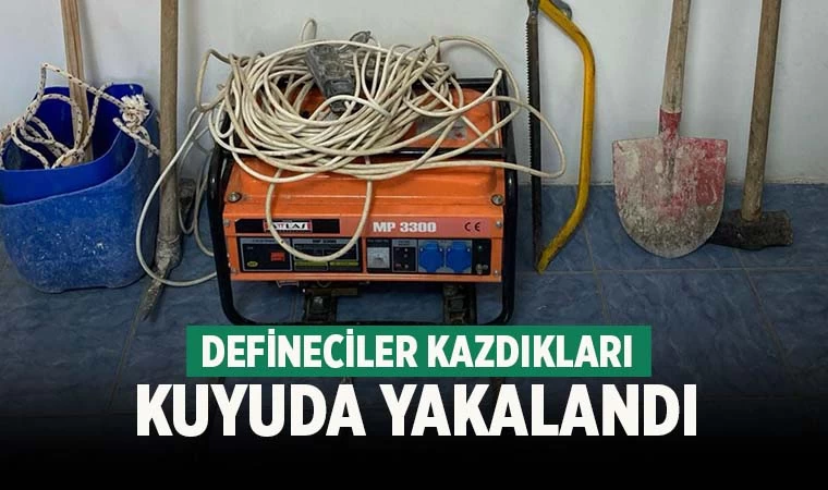 35 metrelik kuyuda yakalandılar
