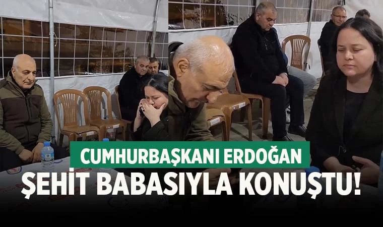 Cumhurbaşkanı Erdoğan şehit polis memurunun babasıyla telefonda konuştu