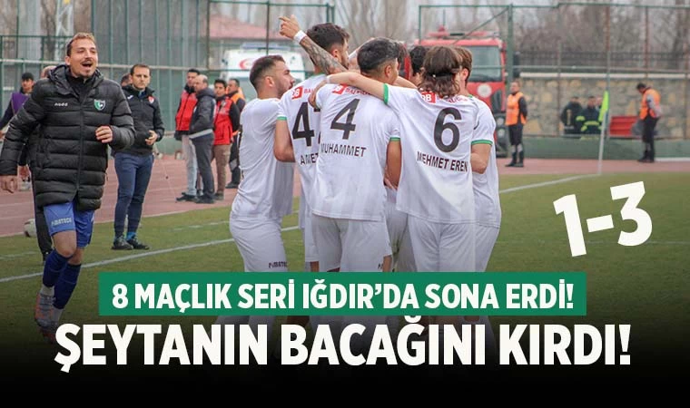 Denizlispor şeytanın bacağını Iğdır’da kırdı