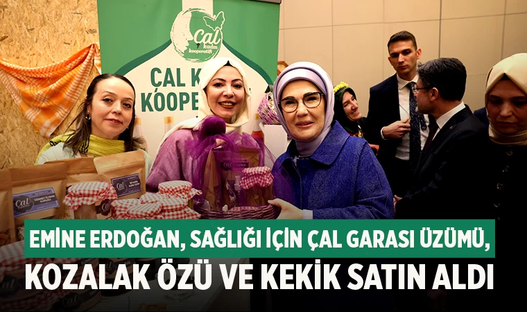 Emine Erdoğan, Sağlığı İçin Çal Garası Üzümü, Kozalak Özü Ve Kekik Satın Aldı