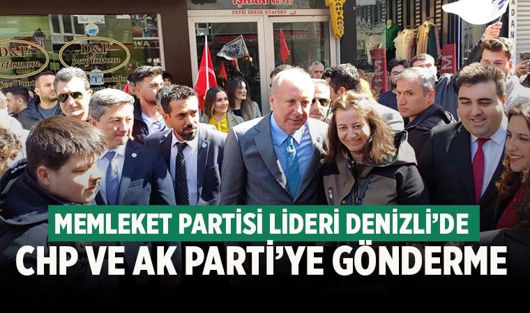 Muharrem İnce'den CHP ve Ak Parti'ye 'paralı' gönderme