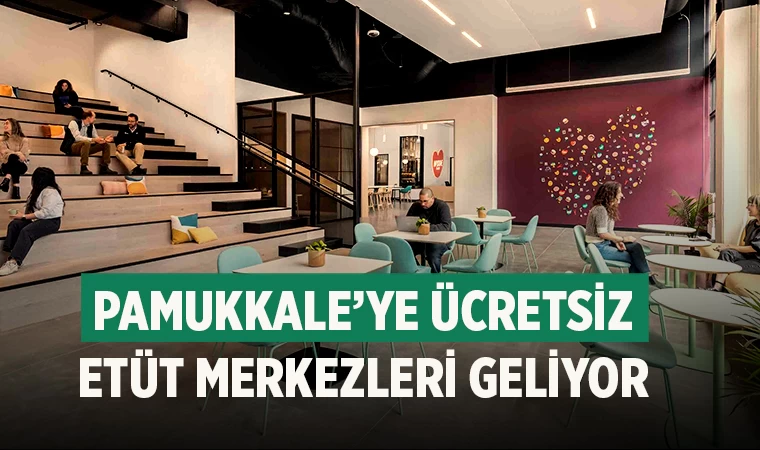 Pamukkale’ye Ücretsiz Etüt Merkezleri Geliyor