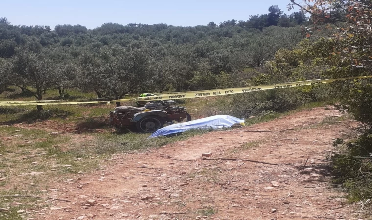 Akhisar'da motosikletin altında kalan çiftçi öldü
