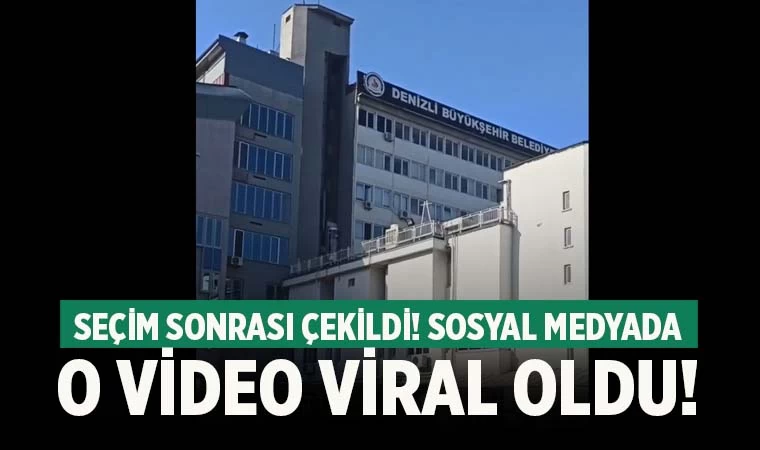 Denizli videosu viral oldu! ‘Şu belediyenin güzelliğine bak!’