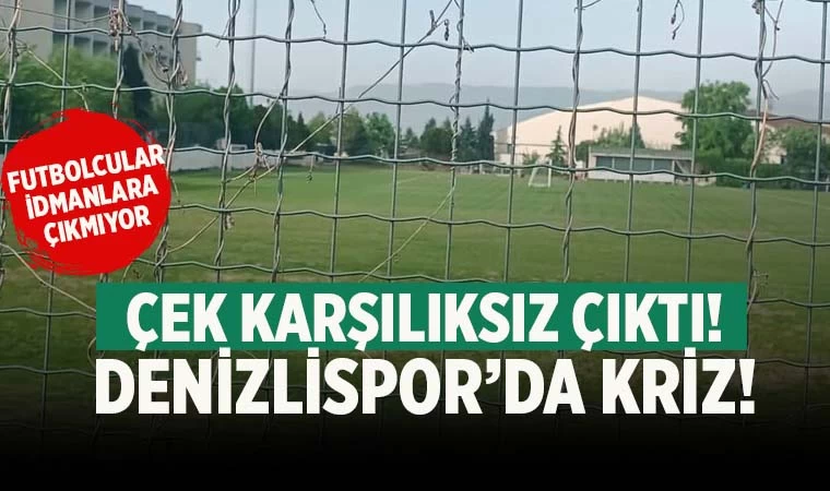 Denizlispor’da kriz! Futbolculardan boykot