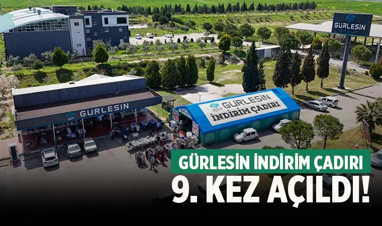 Gürlesin İndirim Çadırı 9.kez kapılarını açtı