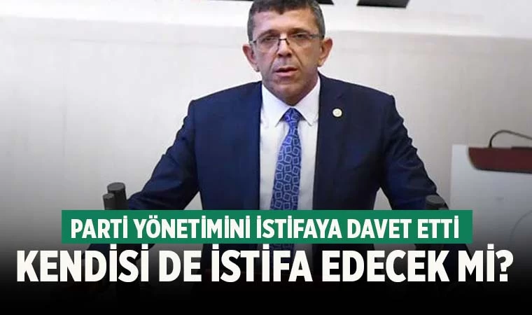 İYİ Partili aday kendisini unuttu! Parti yönetimini istifaya davet etti