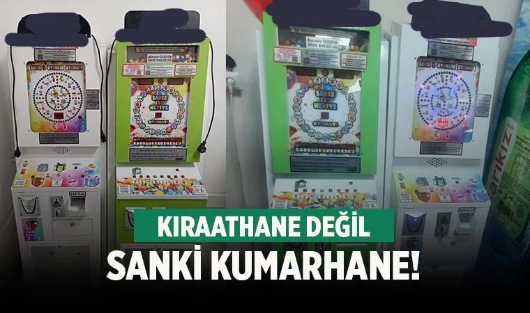 Kıraathane değil sanki kumarhane