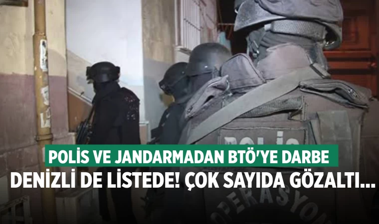 PKK'ya darbe! Çok sayıda gözaltı var