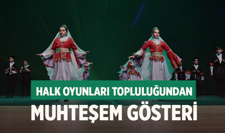 Denizli Büyükşehir Belediyesi Konservatuarı Halk Oyunları Topluluğu "Hasat" Gösterisi ile Büyüledi