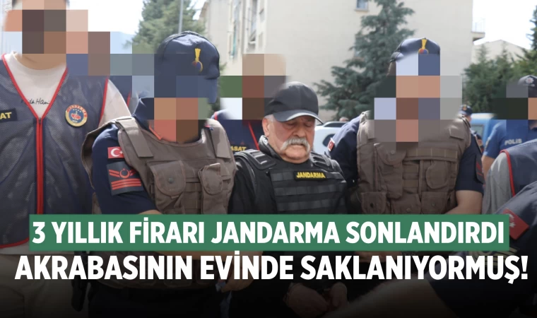 Denizli'de cinayetten aranan firari zanlı saklandığı evde yakalandı