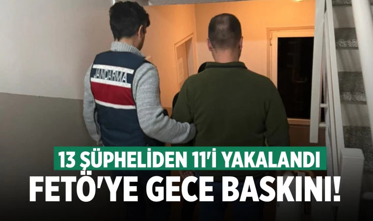 Denizli'de FETÖ'ye gece yarısı baskını