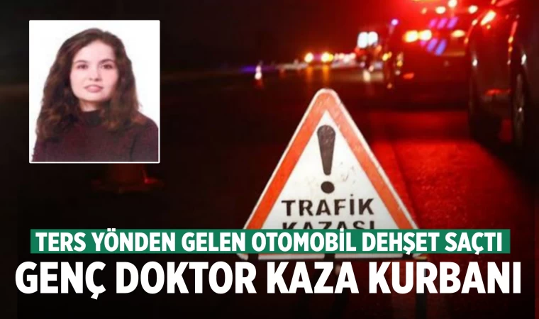 Denizlili doktor feci kazada öldü