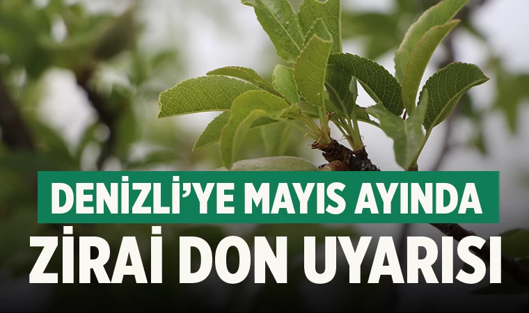 Denizli’ye Mayıs ayında zirai don uyarısı