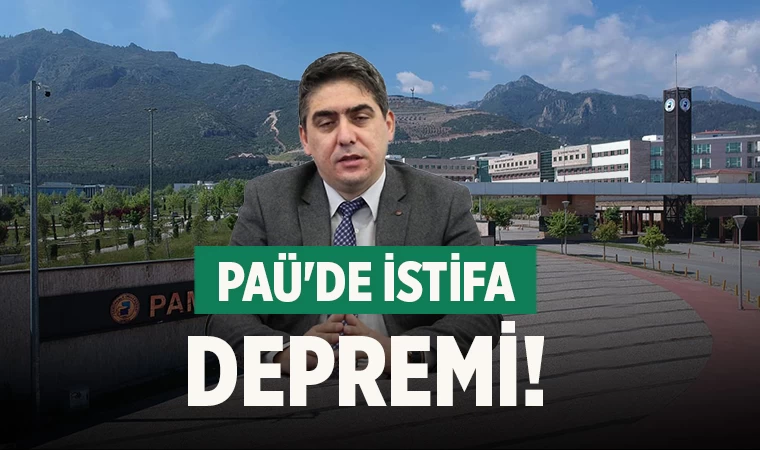 PAÜ Rektör Yardımcısı Durmuş Akalın istifa etti