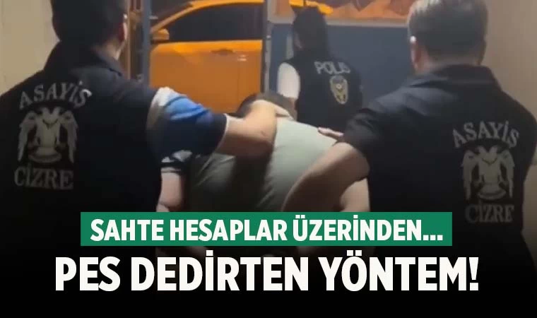 Sahte hesaplar üzerinden dolandırıcılık! Pes dedirttiler