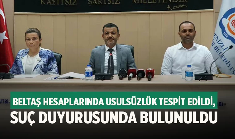 BELTAŞ Hesaplarında Usulsüzlük Tespit Edildi, Suç Duyurusunda Bulunuldu