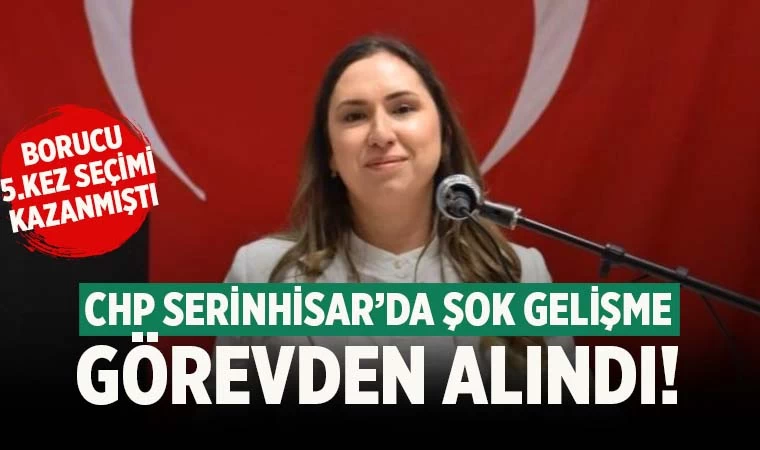 CHP’de 5. dönemi kazanan ilçe başkanı görevden alındı