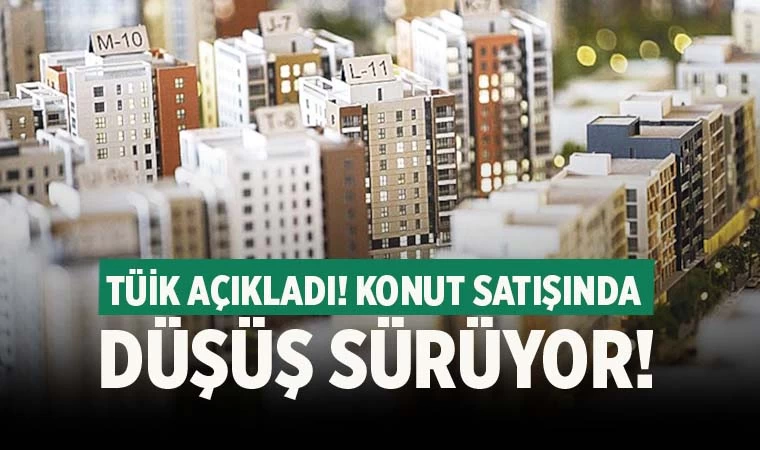Denizli'de konut satışında düşüş devam ediyor