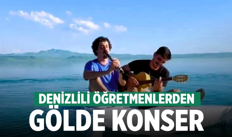 Denizlili öğretmenlerden Van Gölünde farklı etkinlik