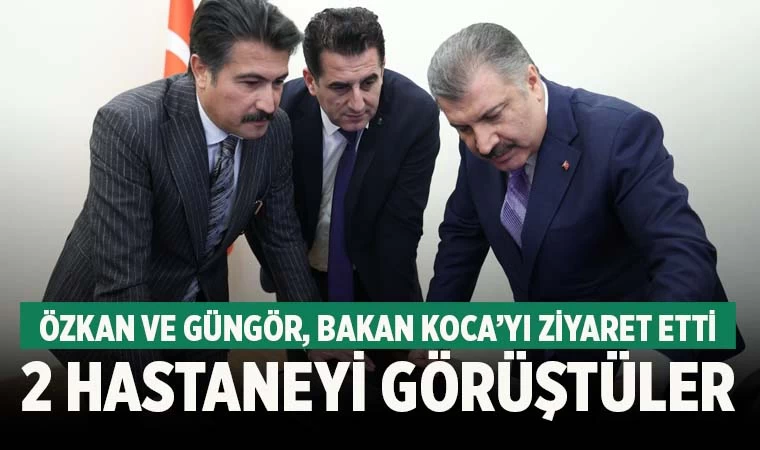 Denizli'ye yapılacak olan 2 hastane için Ankara'da görüşme