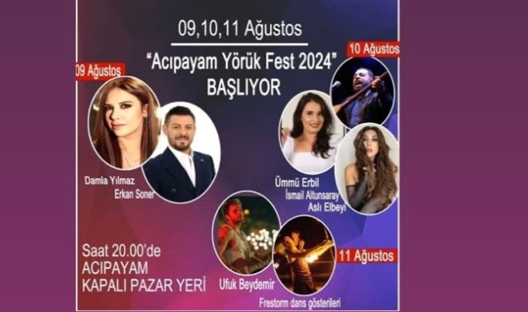 Acıpayam'da 'Yörük Fest 2024' Coşkusu Başlıyor