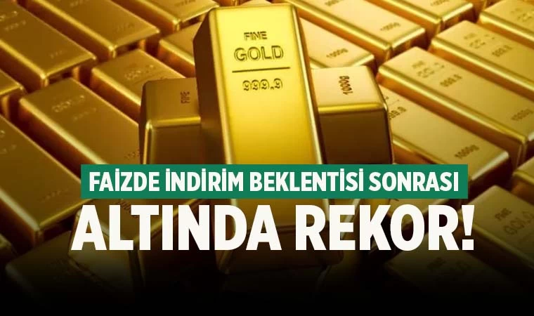 Altın güne rekorla başladı