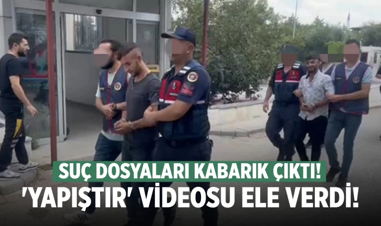 Denizli'de hırsızları sosyal medyada paylaştıkları video ele verdi