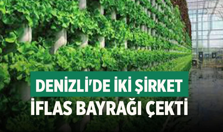 Denizli'de İki Şirket iflas bayrağı çekti