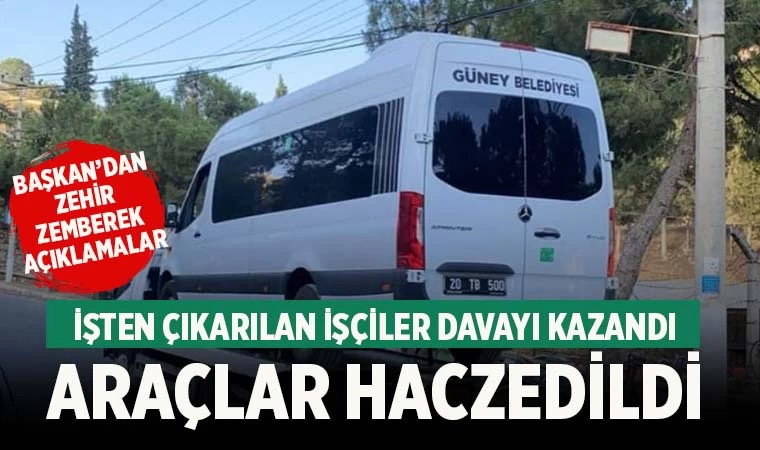 Denizli'de ilçe belediyesine haciz geldi