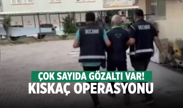 Denizli'de Kıskaç Operasyonu! Çok sayıda gözaltı var