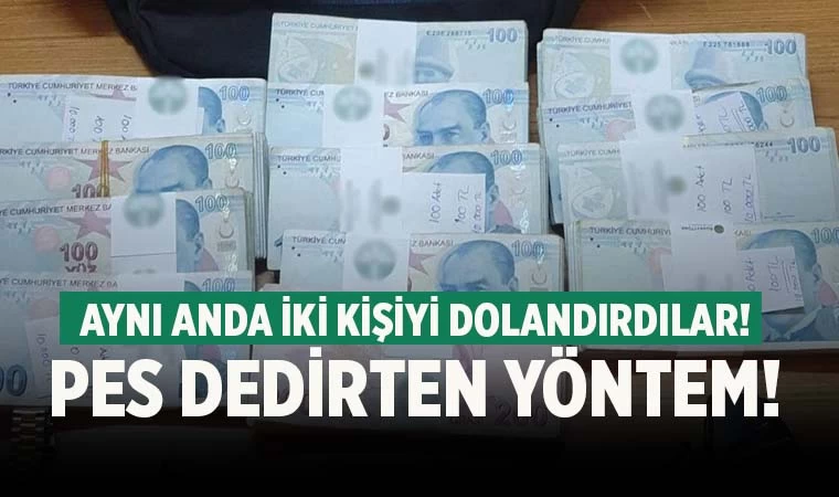 Dolandırıcılardan pes dedirten yöntem! Aynı anda iki kişi dolandırmaya çalıştılar