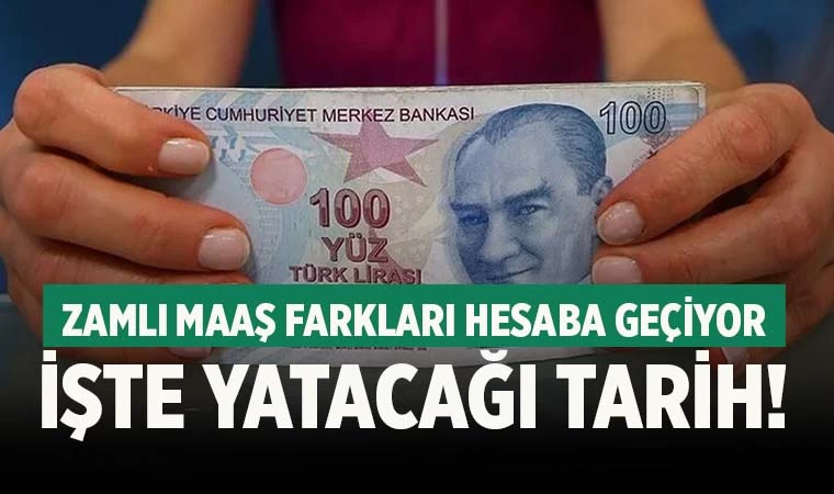 Emekli maaş farkı ödeme günü belli oldu