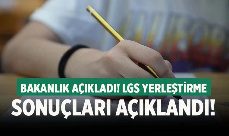 LGS yerleştirme sonuçları açıklandı! LGS sonuç öğrenme ekranı