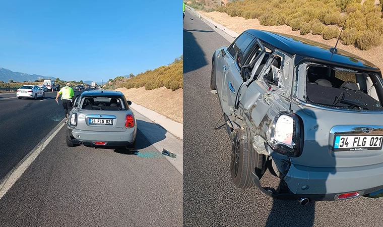 Manisa'da Emniyet Şeridine Park Eden Sürücüye Tır Çarptı: 1 Ölü