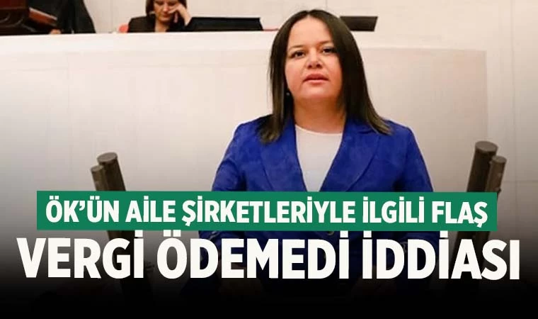 Nilgün Ök’ün aile şirketleriyle ilgili flaş vergi iddiası!