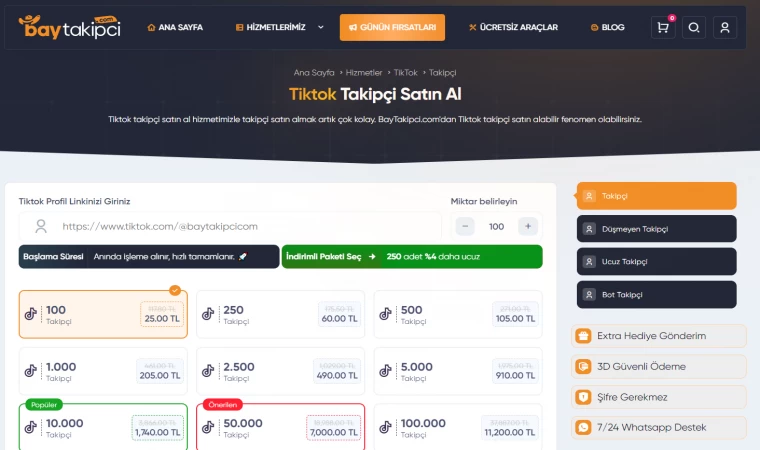 Tiktok'ta takipçi ve beğeni satın almanın nedenlerini, güvenilir siteleri ve kalıcı sonuçları keşfedin