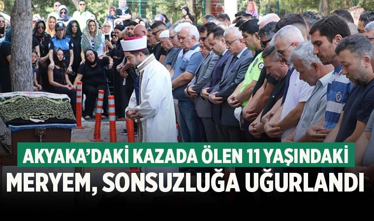 Tur otobüsü kazasında ölen 11 yaşındaki çocuk toprağa verildi