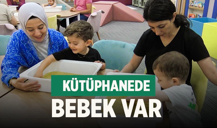 Denizli 100. Yıl İl Halk Kütüphanesi Bebeklere Özel Etkinliklerle Dikkat Çekiyor